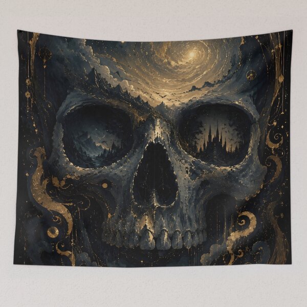 Item preview, Cosmic Skull Portal of Eternal Night designed and sold by BloomOfDesign.