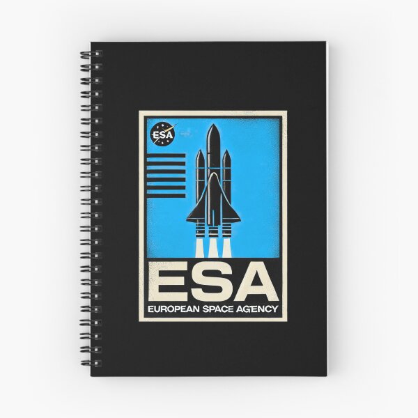 Item preview, European Space Agency Inspired Retro Space Exploration Emblem Design designed and sold by TEEJAMBOREE.