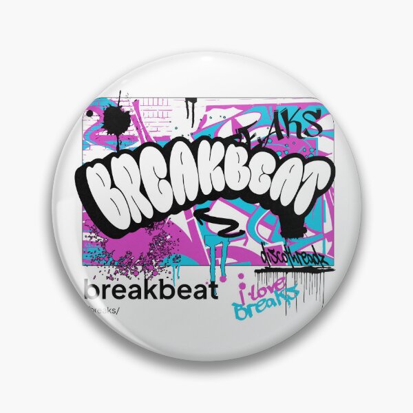 Item preview, BREAKBEAT - Graffiti Wall Spray (Black) designed and sold by Discothreadz.