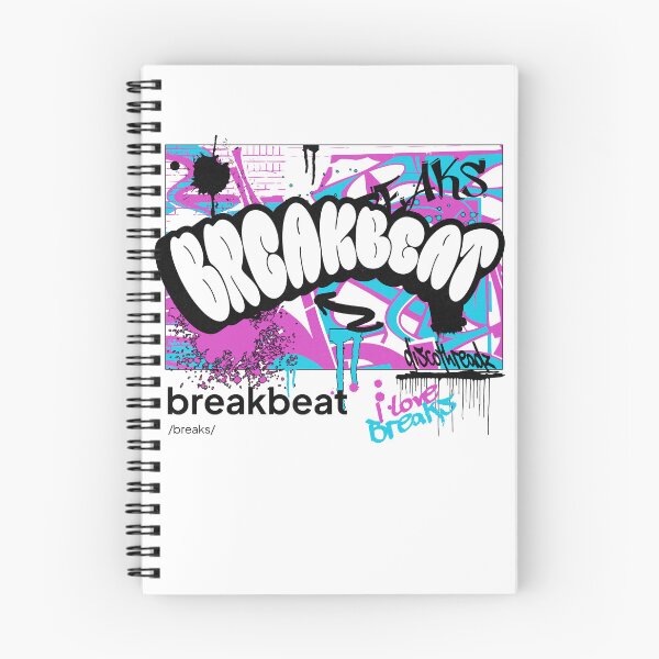 Item preview, BREAKBEAT - Graffiti Wall Spray (Black) designed and sold by Discothreadz.