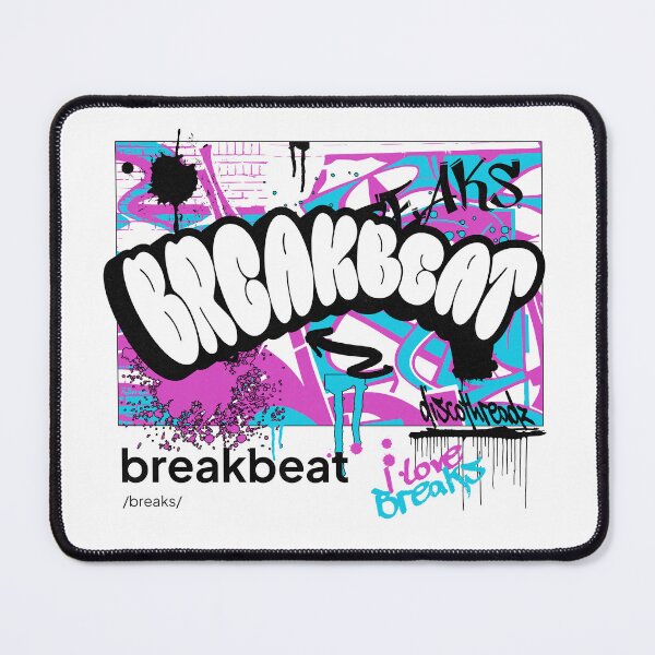 Item preview, BREAKBEAT - Graffiti Wall Spray (Black) designed and sold by Discothreadz.