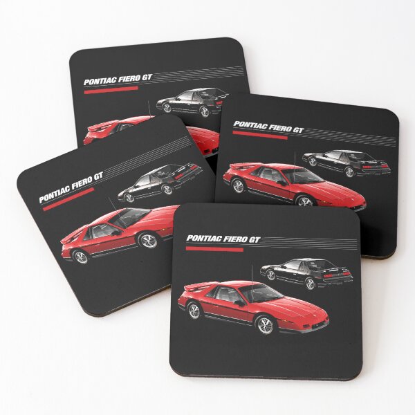 Item preview, Pontiac Fiero GT – Red 1980s Mid-Engine Sports Car Art designed and sold by Stinky Lincy's Apparel Company.