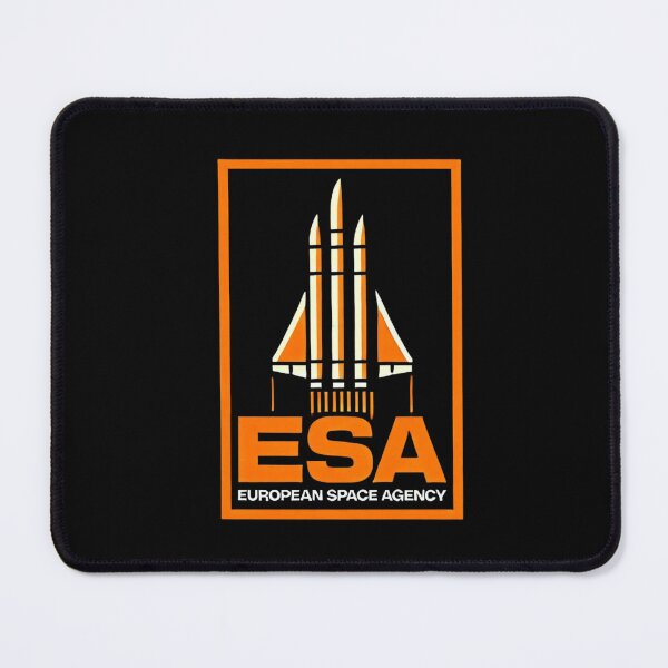 Item preview, European Space Agency Inspired Retro Space Exploration Emblem Design designed and sold by TEEJAMBOREE.