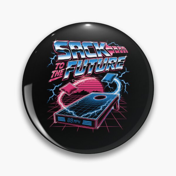 Item preview, Sack to the Future Retro Cornhole Pun designed and sold by tshirtexpressiv.