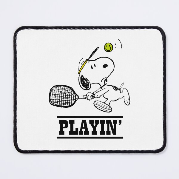 Item preview, Snoopy Playing Tennis designed and sold by Peggy D Schafer.