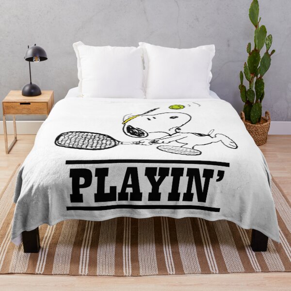 Item preview, Snoopy Playing Tennis designed and sold by Peggy D Schafer.