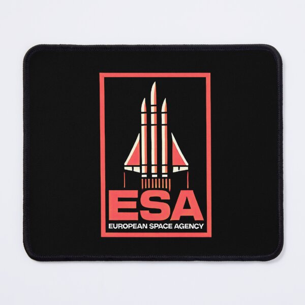 Item preview, European Space Agency Inspired Retro Space Exploration Emblem Design designed and sold by TEEJAMBOREE.