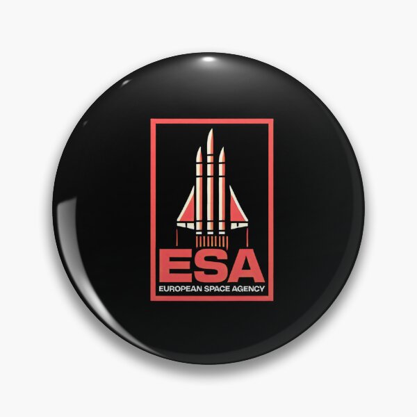 Item preview, European Space Agency Inspired Retro Space Exploration Emblem Design designed and sold by TEEJAMBOREE.