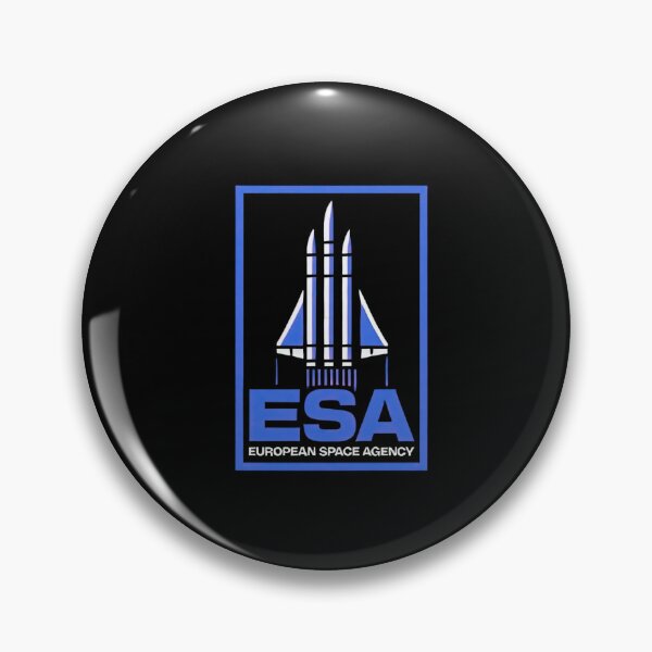 Item preview, European Space Agency Inspired Retro Space Exploration Emblem Design designed and sold by TEEJAMBOREE.