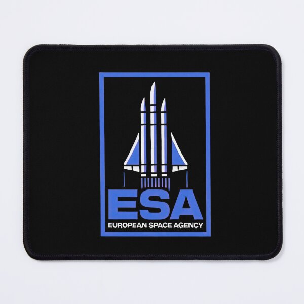 Item preview, European Space Agency Inspired Retro Space Exploration Emblem Design designed and sold by TEEJAMBOREE.