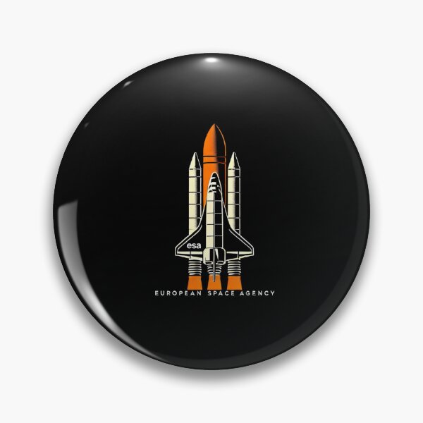 Item preview, European Space Agency Inspired Retro Space Exploration Emblem Design designed and sold by TEEJAMBOREE.