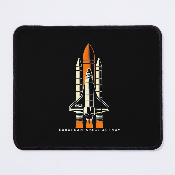 Item preview, European Space Agency Inspired Retro Space Exploration Emblem Design designed and sold by TEEJAMBOREE.