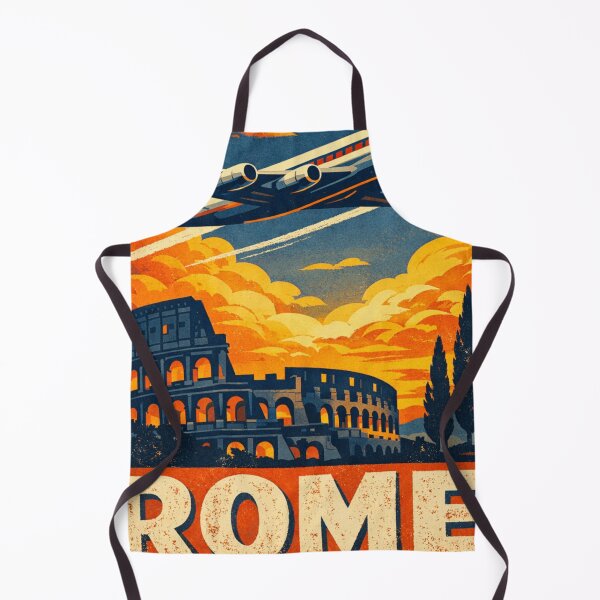 Item preview, Pan Am Rome Colosseum - Vintage Aviation Travel Poster designed and sold by Retro Mood Co.