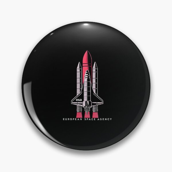 Item preview, European Space Agency Inspired Retro Space Exploration Emblem Design designed and sold by TEEJAMBOREE.