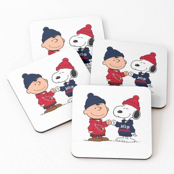 Item preview, Charlie Brown And Snoopy Arizona Cardinals Football designed and sold by Peggy D Schafer.