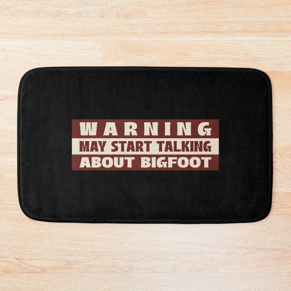 Item preview, Warning May Start Talking About Bigfoot designed and sold by TeePartyHost.