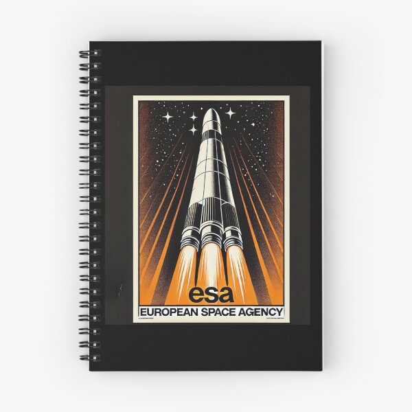 Item preview, European Space Agency Inspired Retro Space Exploration Emblem Design designed and sold by TEEJAMBOREE.