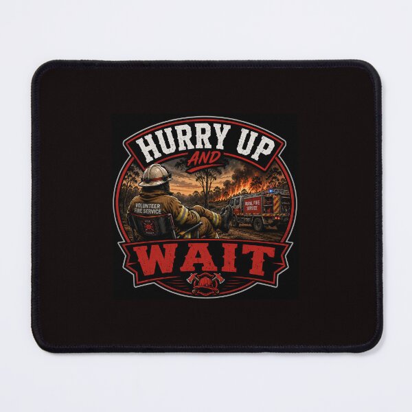 Item preview, Hurry Up and Wait designed and sold by the6ft8firey.