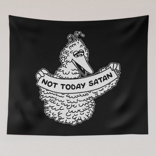 Item preview, NOT TODAY SATAN designed and sold by oddwonders.