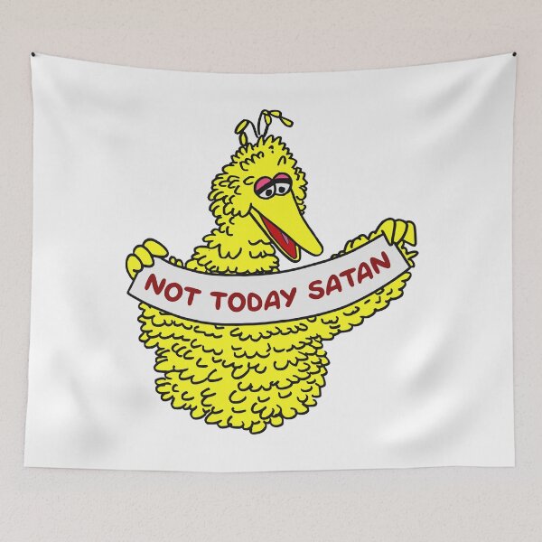 Item preview, NOT TODAY SATAN designed and sold by oddwonders.