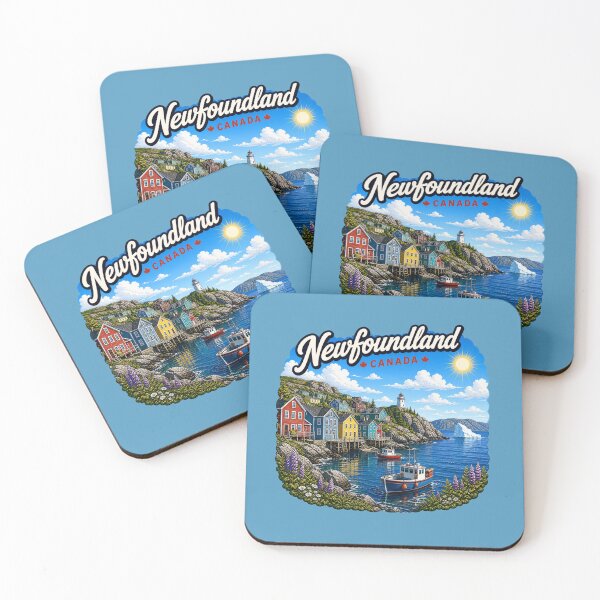 Item preview, Newfoundland, Canada - Coastal Village designed and sold by Myra365Art.