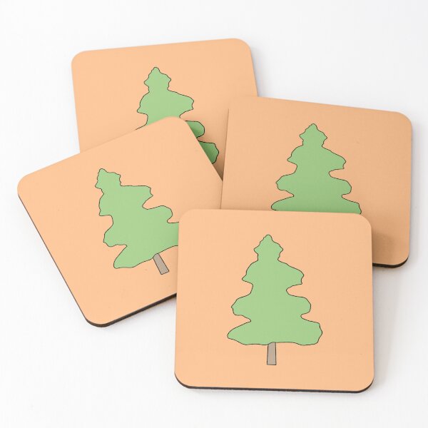 Item preview, Minimalist Light Green Pine Tree designed and sold by ubborn.