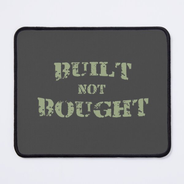 Item preview, Built Not Bought – Car Enthusiast Racing Design for Gearheads IV designed and sold by Funnycoin10000.