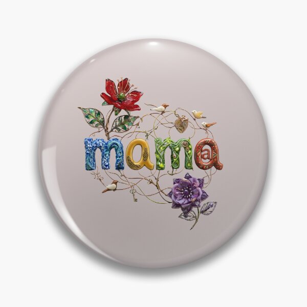 Item preview, Intricate Floral Mixed Media MAMA Design - Steampunk & Mosaic Art designed and sold by Lozarux.