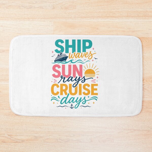 Item preview, Ship Waves, Sun Rays, Cruise Days designed and sold by chicdeboutique.