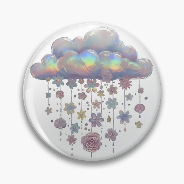 Item preview, Flower Storm Iridescent Floral Cyclone Art designed and sold by GymTanLaundry.