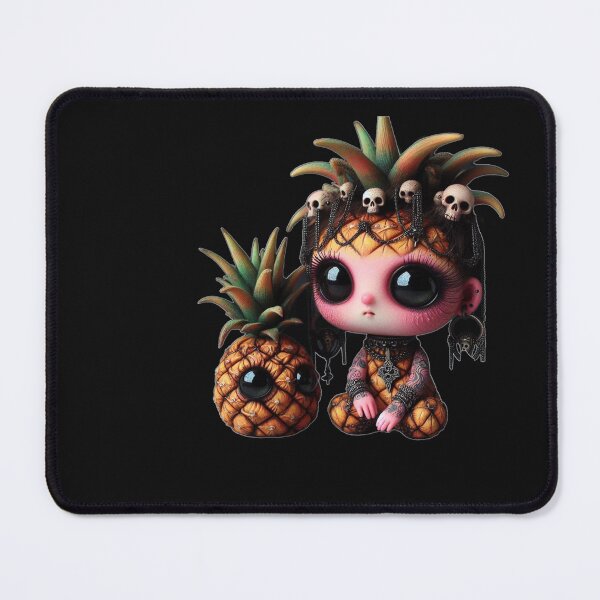 Item preview, Goth Pineapple - Creepy Cute Fruits Collection #8 designed and sold by LujziWorld.