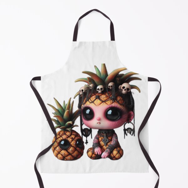 Item preview, Goth Pineapple - Creepy Cute Fruits Collection #8 designed and sold by LujziWorld.