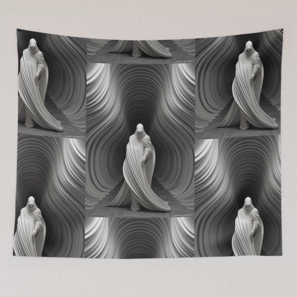 Item preview, The White Phantom - Surreal Organic Tunnel Art designed and sold by Silence has weight.