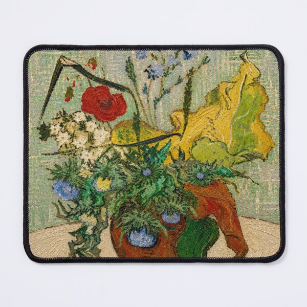 Item preview, Vase with Wildflowers by Vincent Van Gogh - Floral Still Life Art for Vintage Decor Lovers designed and sold by RickE.