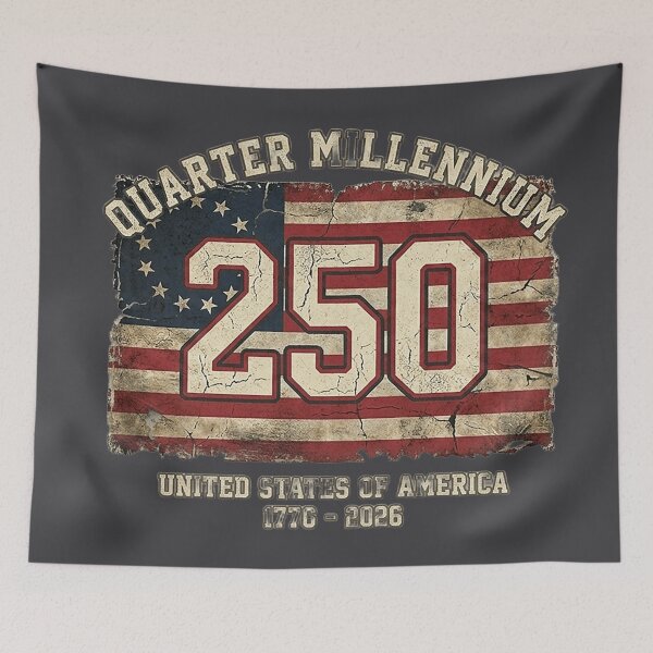 Item preview, America 250th Anniversary - Quarter Millennium Vintage Flag designed and sold by rygenr8.
