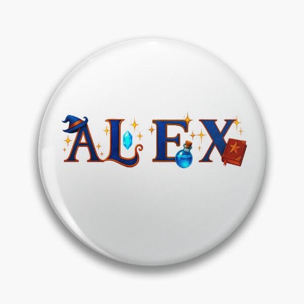 Item preview, SPELLBOUND NAMES COLLECTION  – ✨ ALEX ✨ – STORYBOOK SPELLCASTER DREAMS designed and sold by WheelieGdArt.