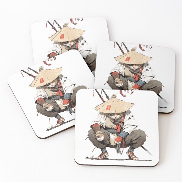 Item preview, Japanese Samurai Cat Ronin Streetwear FelineSamurai Cat designed and sold by WelLarsDigitals.