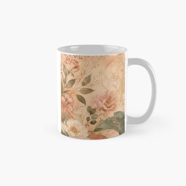 Item preview, Blush Meadow Reverie – Luxury Vintage Watercolor Botanical Illustration designed and sold by Dream Bloom Gallery.