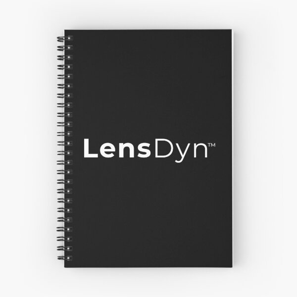 Item preview, LensDyn Brand Logo - Official Typography White Minimalist Edition designed and sold by LensDyn™.