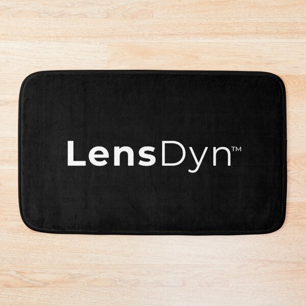 Item preview, LensDyn Brand Logo - Official Typography White Minimalist Edition designed and sold by LensDyn™.