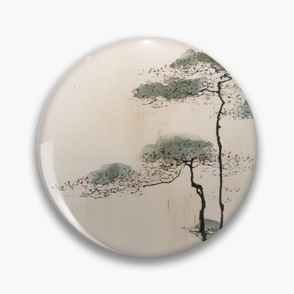 Item preview, Wabisabi and japandi inspired abstract sage tree art designed and sold by filigreedigital.