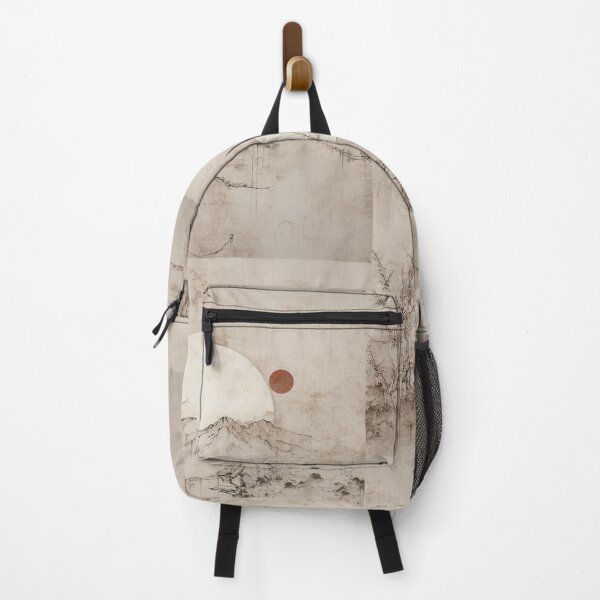 Item preview, Wabi sabi and japandi inspired mountain landscape designed and sold by filigreedigital.