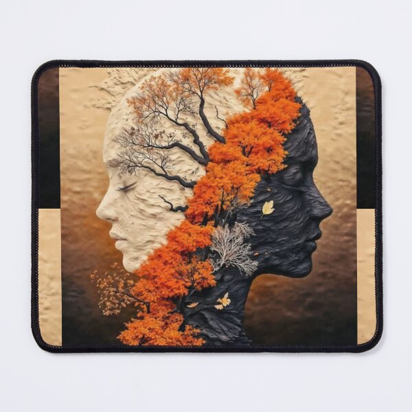 Item preview, Autumn Minds - Dual Face Surreal Tree Ar designed and sold by Silence has weight.