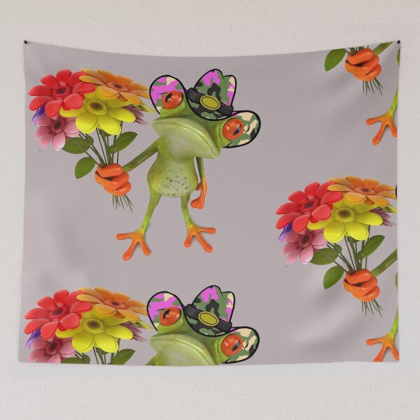 Item preview, Frog With Attitude –  Funny Rebel Frog Meme Aesthetic Cute Grumpy Style designed and sold by VectorJoy.