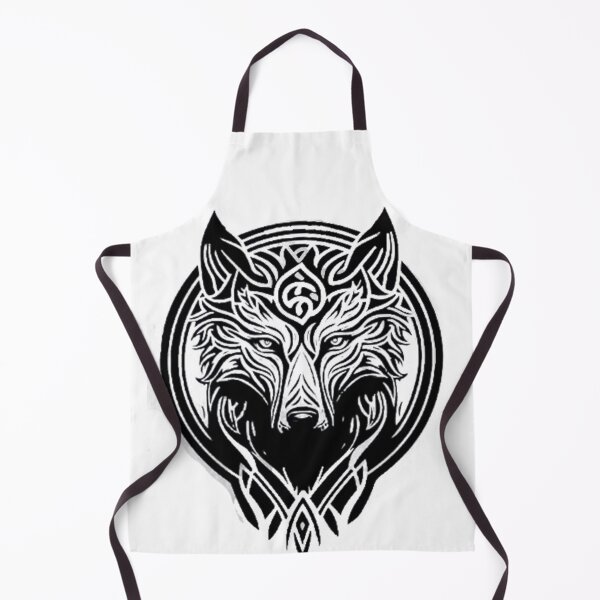 Item preview, Great Wolf Spirit of Destiny | Norse Scandinavian Viking Wolf Illustration designed and sold by Based History.