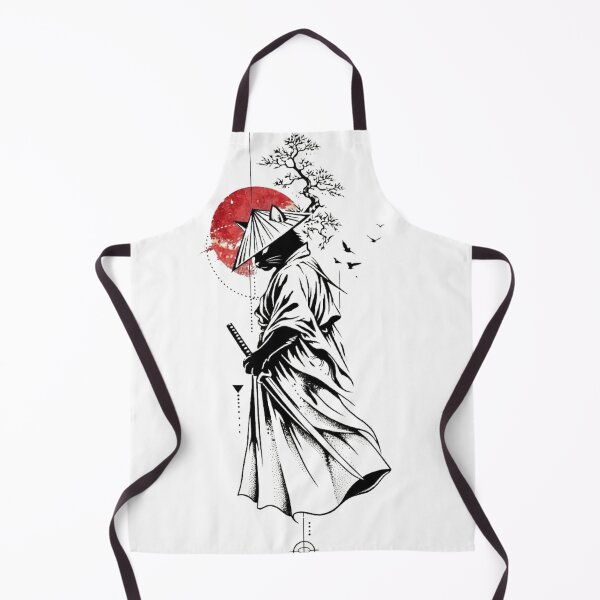Item preview, Japanese Samurai Cat Dark Aesthetic Red Sun designed and sold by WelLarsDigitals.