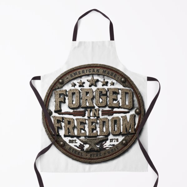 Item preview, Forged in Freedom American Made - Patriotic Pride Shirt designed and sold by Drawn-Measured.