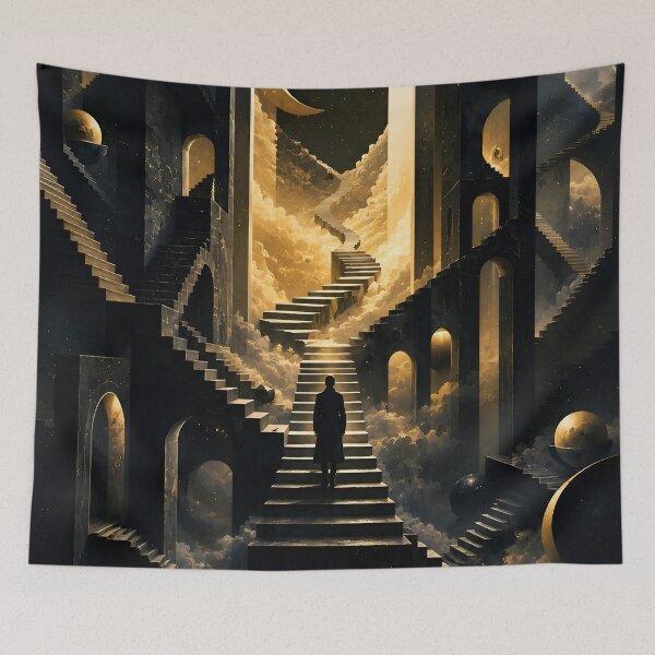 Item preview, Infinite Stairway Beyond the Cosmos designed and sold by BloomOfDesign.