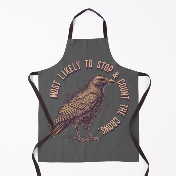 Item preview, Crow Art Most Likely to Stop and Count the Crows designed and sold by pulse_retail.