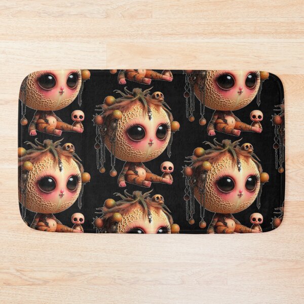 Item preview, Goth Cantaloupe Melon - Creepy Cute Fruits Collection #10 designed and sold by LujziWorld.